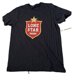 Lone Star Beer Navy Men's T-Shirt Black XL
